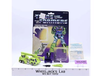 Hook 100% Complete W/CARDBACK 1984 Vintage G1 Transformers Action Figure
