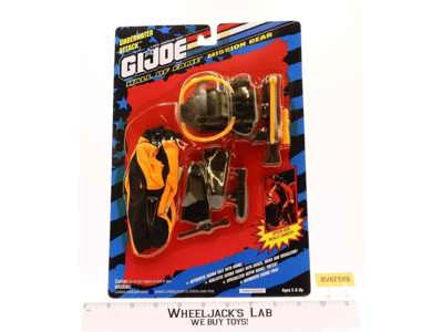 GI Joe 12" Hall Of Fame Mission Gear Underwater Attack MOSC 1993 Accessories