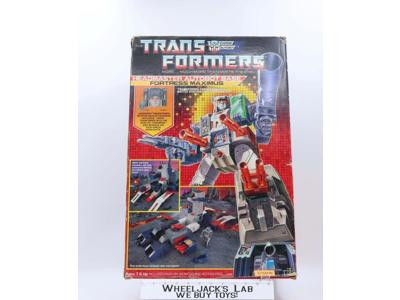 Fortress Maximus BOX ONLY 1987 Action Figure Hasbro G1 Transformers