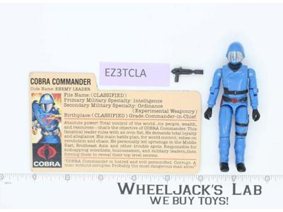 Cobra Commander V1 Straight Arm 100% Complete G.I. Joe 1982 Hasbro Vintage