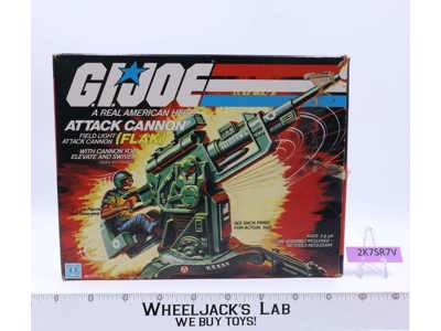 Flak Attack Cannon 100% Complete GI Joe 1982 Hasbro Vintage Action Figure