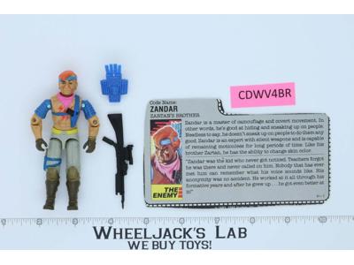 Zandar V1 100% Complete G.I. Joe 1986 Hasbro Vintage Action Figure
