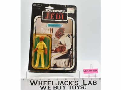 Admiral Ackbar 65 Back Star Wars ROTJ 1983 Kenner Action Figure NEW MOSC