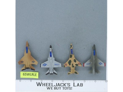 High Speed Navy USAF Camo 614-619 Diecast Jet Fighter Airplane Lot of 4 Planes