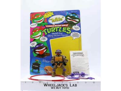 Talkin' Donatello W/Cardback 100% Complete TMNT 1991 Playmates Vintage