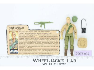 Duke V1 100% Complete G.I. Joe 1983 Hasbro Vintage Action Figure