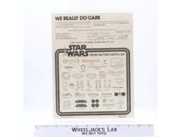 Droid factory Parts List ORIGINAL 1977 Star Wars Vintage Kenner