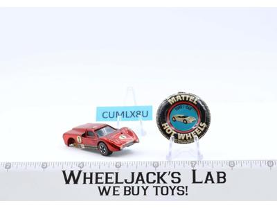 Ford J-Car Red 1967 WITH BUTTON Hot Wheels Mattel Vintage Redline RL