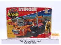 Stinger W/ Bruno Sheppard 100% Complete MASK 1986 Kenner Action Figure Vehicle