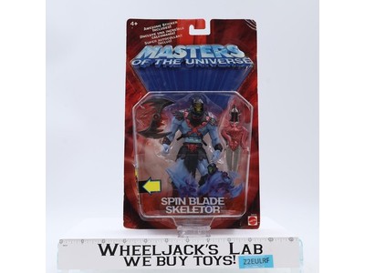 Spin Blade Skeletor 200X Masters Of The Universe MOTU 2002 Mattel NEW SEALED