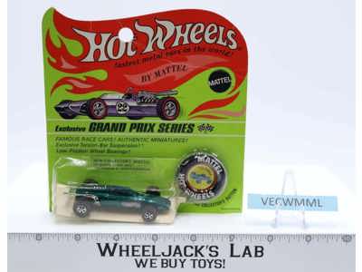 Aqua Indy Eagle Hot Wheels Redline Grand Prix 1969 Mattel NEW MOSC SEALED