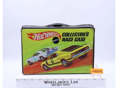 24 Car Collector's Race Case W/Tray Hot Wheels 1969 Mattel Vintage Storage Case