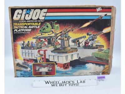 Tactical Battle Platform 100% Complete W/Box G.I Joe 1985 Vintage Hasbro Playset