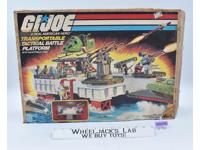 Tactical Battle Platform 100% Complete W/Box G.I Joe 1985 Vintage Hasbro Playset