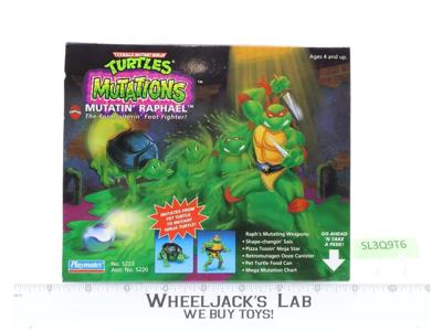 Mutatin' Raphael TMNT Mutations 1992 Playmates Action Figure NEW MISB SEALED