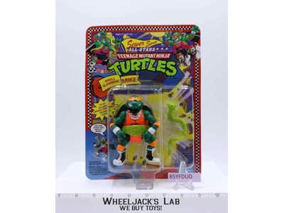 Shell Slammin' Mike Teenage Mutant Ninja Turtle Sewer Sports TMNT Playmates MOSC