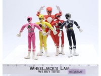 LOT of 5 Bendems Bendable Power Rangers 1994 Bandai Gordy Action Figures
