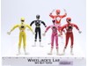 LOT of 5 Bendems Bendable Power Rangers 1994 Bandai Gordy Action Figures