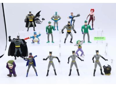 Lot of 14 Batman DC Comics Superheroes Villains ToyBiz Kenner Action Figures