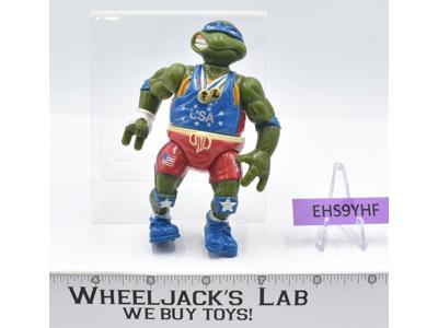 Track 'n Field Leo Olympics Teenage Mutant Ninja Turtle 1992 Playmates Figure