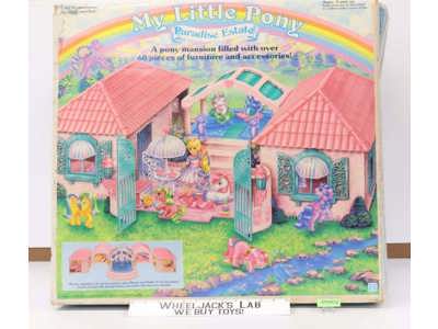 Paradise Estates My Little Pony MLP 1985 Hasbro Vintage Action Figure Playset