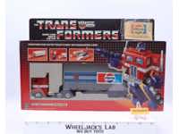 Optimus Prime PEPSI W/Box UNUSED STICKERS 100% Complete G1 Transformers Hasbro
