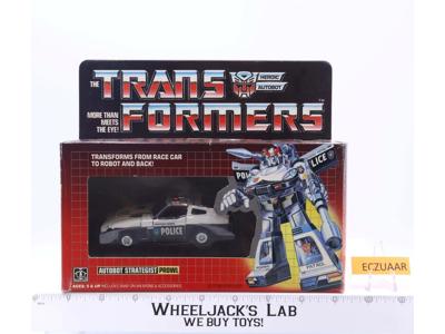 Prowl NICE FIGURE & BOX 100% Complete 1984 Vintage Hasbro G1 Transformers