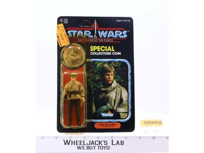 Luke Skywalker Battle Poncho 92 Back Star Wars POTF 1984 Kenner NEW MOSC SEALED