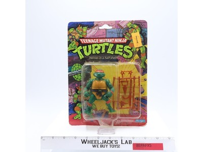 Michaelangelo 10 BACK Teenage Mutant Ninja Turtle TMNT 1988 Playmates NEW MOSC