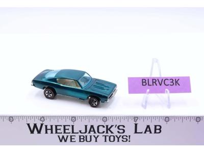 Custom Barracuda Aqua 1968 Redline Hot Wheels Mattel Vintage RL