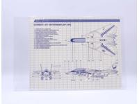 Combat Jet Skystriker ( XP-14F) 1983 ORIGINAL Instructions / Blueprints G.I. Joe