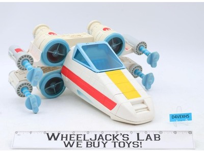 Luke's X-Wing Fighter Star Wars 2004 Playskool Action Figure Vehicle