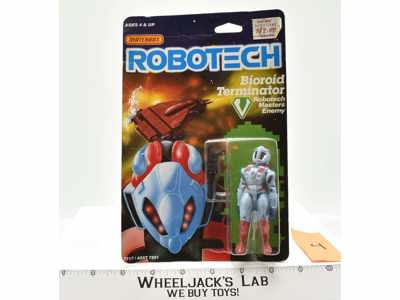 Bioroid Terminator #4 NEW SEALED MOSC Robotech 1985 Matchbox Vintage Figure