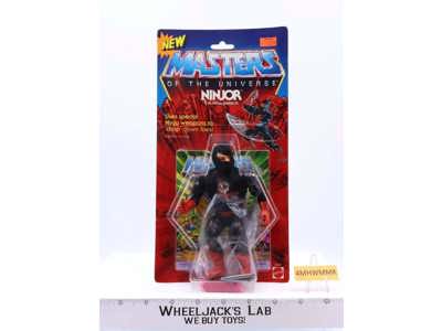 Ninjor Masters of the Universe MOTU 1986 Mattel MOSC SEALED NEW Evil Warrior