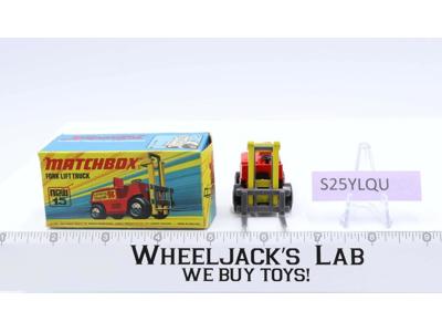 Fork Lift Truck No 15 Lesney Superfast Matchbox 1973 W/Box England Vintage