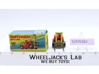 Fork Lift Truck No 15 Lesney Superfast Matchbox 1973 W/Box England Vintage