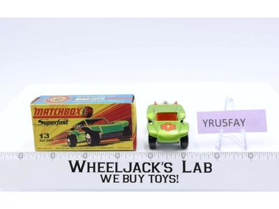 Baja Buggy No 13 Lesney Superfast Matchbox 1973 W/Box England Vintage