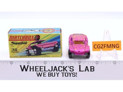 Beach Buggy No. 30 Lesney Superfast Matchbox 1970 W/Box England Vintage