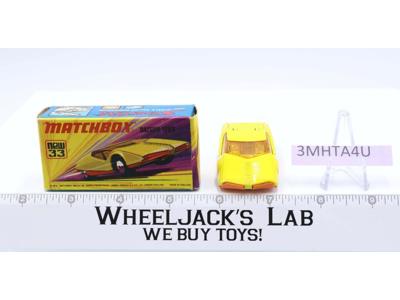 Datsun 126X No 33 Lesney Superfast Matchbox 1973 W/Box England Vintage