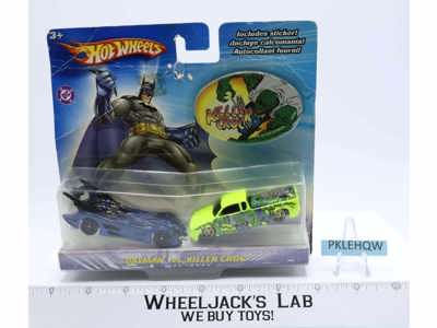 Batman VS Killer Croc DC Universe Hot Wheels 2 Pack DC Comics 2003 MOSC NEW