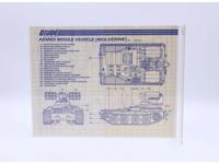 Armed Missile Vehicle Wolverine 1983 ORIGINAL Instructions/ Blueprints G.I. Joe