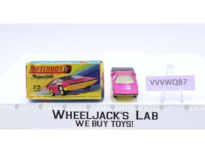 Carabo No 75 Superfast Lesney Matchbox 1973 W/Box England Vintage
