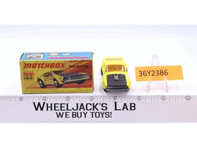 Boss Mustang No. 44 Lesney Superfast Matchbox 1972 W/Box England Vintage