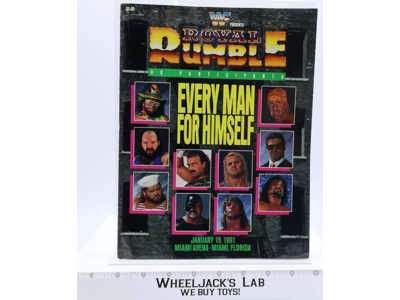 WWF Royal Rumble 30 Participants 1991 Souvenir Program Magazine #1