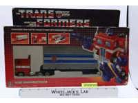 Optimus Prime W/Box 100% Complete 1985 Vintage Hasbro G1 Transformers