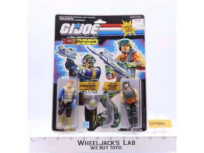Knockdown & Dodger GI Joe Battle Force 1987 Hasbro Action Figure NEW MOSC SEALED