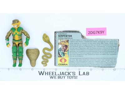 Serpentor V1 G.I. Joe 1986 Hasbro Vintage Action Figure