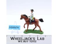 Soldier on a Horse W/ Sword Miniature Figurine 1970-80's Britain's LTD 3"