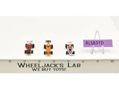 Lot of 3 Race Cars 1988-89 Vintage Galoob Micro Machines
