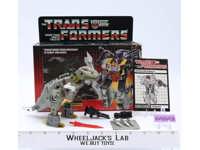 Grimlock NICE BOX 100% Complete 1985 Vintage Action Figure G1 Transformers